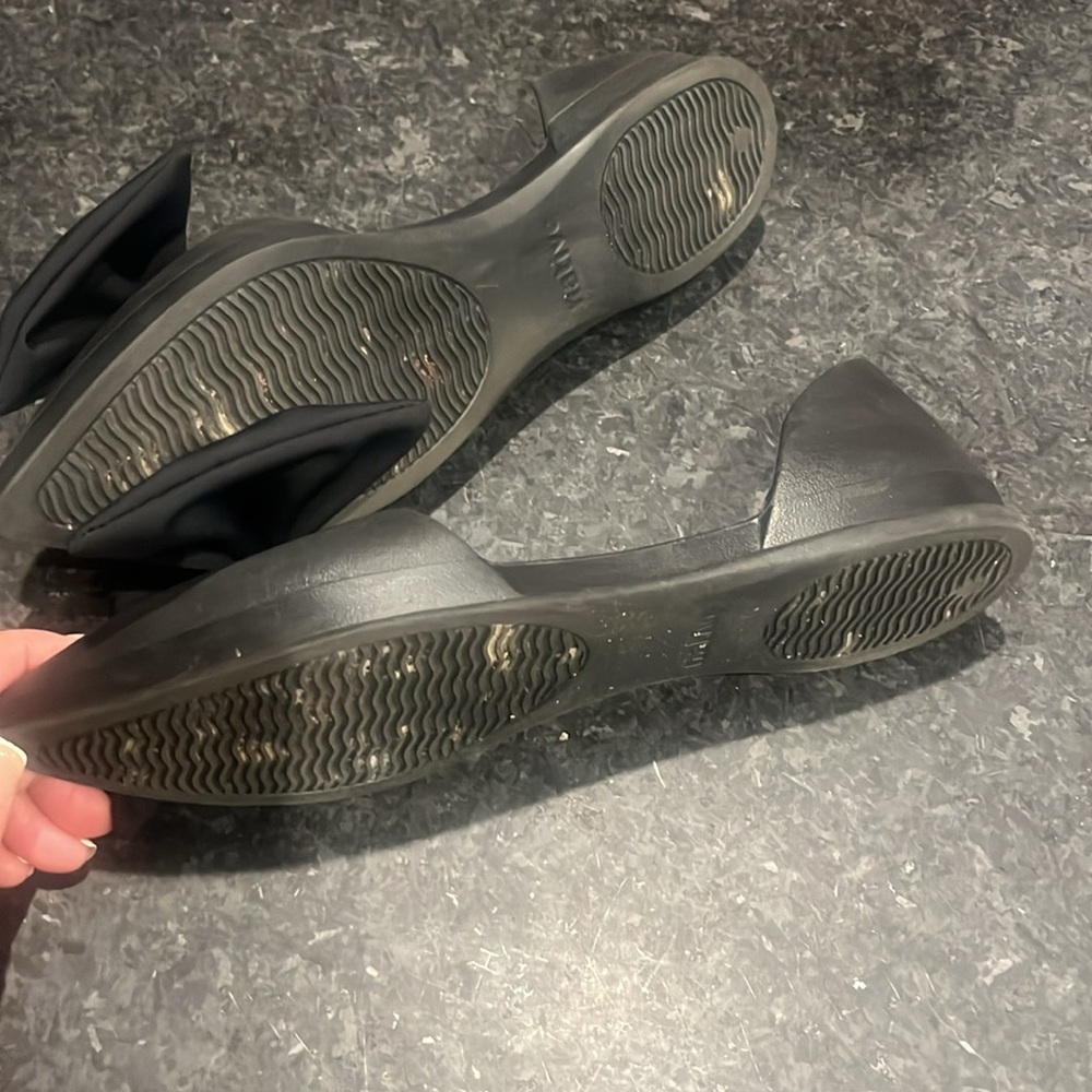 Black Bow Flat Native Shoes - image 4